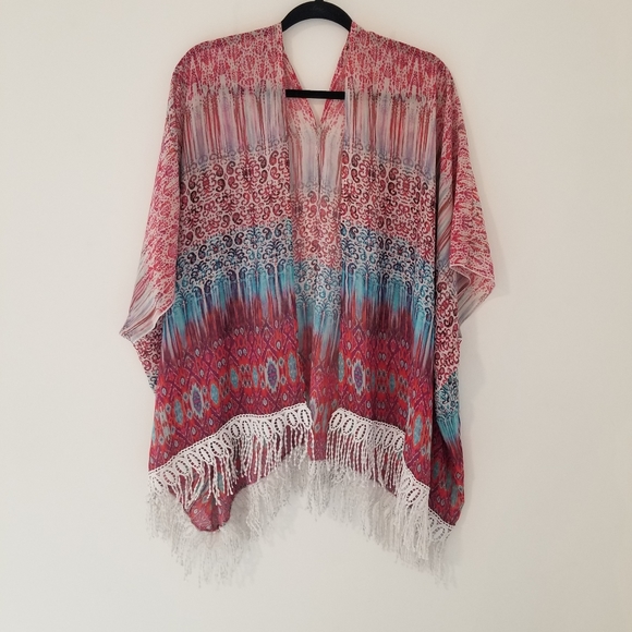Tops - Colorful Kimono - One Size